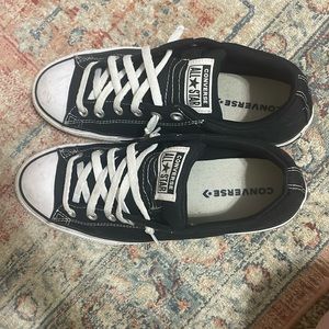 Converse, kids 7 women’s 9.
